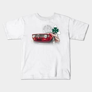 Alfa Romeo Quadrifoglio 105 GTA Coupe Kids T-Shirt